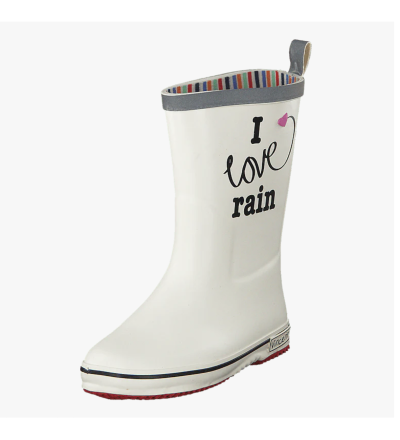 Gummistövel Vincent I LOVE RAIN WHITE