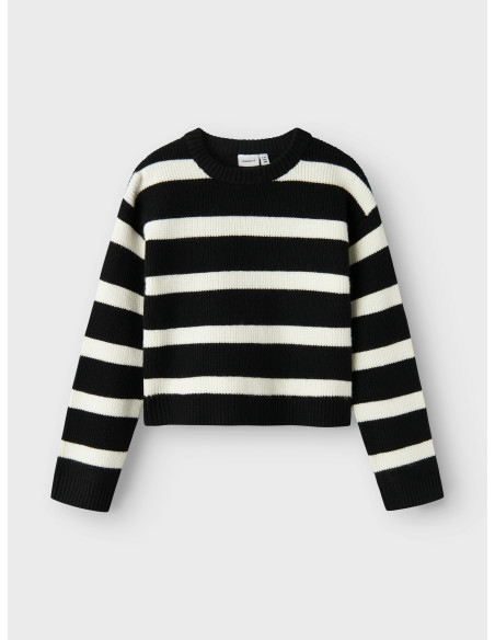 NKFNILLA LS SH KNIT